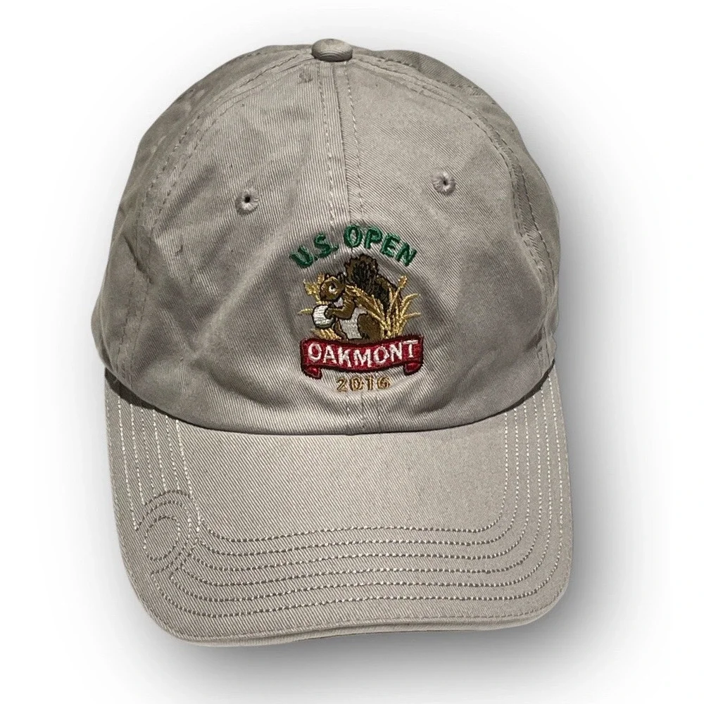 2016 US Open Oakmont Hat Oakmont Gray Adjustable Hat Adult One Size